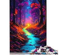 500 Pieces Jigsaw Puzzles for Adults | Colorful Forest Jigsaw Puzzles for Adults 500 Pieces Puzzle Gifts 500pcs (52x38cm)