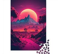 500 Pieces Jigsaw Puzzles for Adults Cosmic Dreams Square Wooden Puzzles Unique Piece Puzzle Educational Fun Games Toys 500pcs (52x38cm)