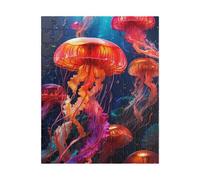 500 Pieces Jigsaw Puzzles For Adults Educational Game Challenge Toy Gifts 500 piece puzzles for adults Family Activity Game Puzzle Marine Jellyfish