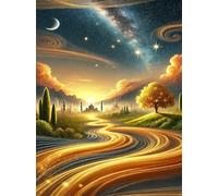 500 Pieces Jigsaw Puzzles For Adults Educational Game Challenge Toy Gifts 500 piece puzzles for adults Family Activity Game Puzzle Fantasy Glowing Castle