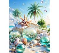500 Pieces Jigsaw Puzzles For Adults Educational Game Challenge Toy Gifts 500 piece puzzles for adults Family Activity Game Puzzle Tropical Beach Pearls