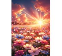 500 Pieces Jigsaw Puzzles For Adults Educational Game Challenge Toy Gifts 500 piece puzzles for adults Family Activity Game Puzzle Sunny Daisy Field