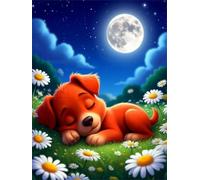 500 Pieces Jigsaw Puzzles For Adults Educational Game Challenge Toy Gifts 500 piece puzzles for adults Family Activity Game Puzzle Moon Daisy Dog