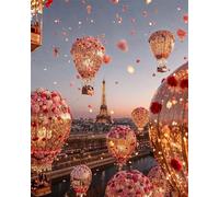 500 Pieces Jigsaw Puzzles For Adults Educational Game Challenge Toy Gifts 500 piece puzzles for adults Family Activity Game Puzzle Romantic Hot Air Balloon