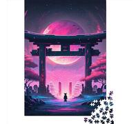 500 Pieces Jigsaw Puzzles for Adults Gate To The Beyond Jigsaw Puzzles for Adults Cardboard Puzzles Educational Game for Adult 500pcs (52x38cm)