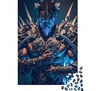 500 Pieces Jigsaw Puzzles for Adults Guardian Berserk Square Wooden Puzzles Unique Piece Puzzle Educational Fun Games Toys 500pcs (52x38cm)