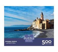 500 Pieces Jigsaw Puzzles for Adults Italian Beauty Square Jigsaw Puzzles, for Adults And Teenager, Wooden Puzzles Home Art Decor 500pcs (52x38cm)