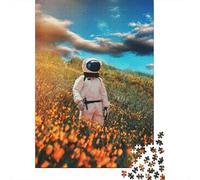 500 Pieces Jigsaw Puzzles for Adults Just Another Day Square Wooden Puzzles Unique Piece Puzzle Educational Fun Games Toys 500pcs (52x38cm)