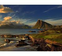 500 Pieces Jigsaw Puzzles for Adults - Land coast sea 52x38cm
