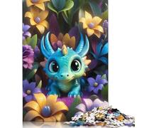 500 Pieces Jigsaw Puzzles for Adults | Little Dragon Jigsaw Puzzles for Adults 500 Pieces Puzzle Gifts 500pcs (52x38cm)