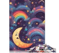 500 Pieces Jigsaw Puzzles for Adults | Moon And Rainbow Jigsaw Puzzles for Adults 500 Pieces Puzzle Gifts 500pcs (52x38cm)