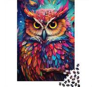 500 Pieces Jigsaw Puzzles for Adults | Painting Colorful Planet Owl Jigsaw Puzzles for Adults 500 Pieces Puzzle Gifts 500pcs (52x38cm)