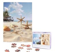 500 Pieces Jigsaw Puzzles for Adults Personalized Wooden Puzzle Beach Theme Puzzles from Photos Picture Puzzle for Family Wedding Christmas Birthday Gifts