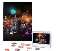 500 Pieces Jigsaw Puzzles for Adults Personalized Wooden Puzzle Colorful Music Notes Puzzles from Photos Picture Puzzle for Family Wedding Christmas Birthday Gifts