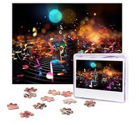 500 Pieces Jigsaw Puzzles for Adults Personalized Wooden Puzzle Colorful Music Notes Puzzles from Photos Picture Puzzle for Family Wedding Christmas Birthday Gifts