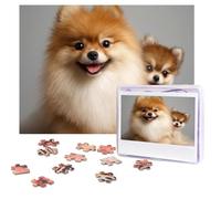 500 Pieces Jigsaw Puzzles for Adults Personalized Wooden Puzzle Cute pomeranian Puzzles from Photos Picture Puzzle for Family Wedding Christmas Birthday Gifts