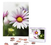 500 Pieces Jigsaw Puzzles for Adults Personalized Wooden Puzzle Daisy Flower Puzzles from Photos Picture Puzzle for Family Wedding Christmas Birthday Gifts