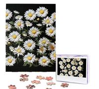 500 Pieces Jigsaw Puzzles for Adults Personalized Wooden Puzzle Daisy Puzzles from Photos Picture Puzzle for Family Wedding Christmas Birthday Gifts