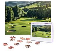 500 Pieces Jigsaw Puzzles for Adults Personalized Wooden Puzzle Golf Course Puzzles from Photos Picture Puzzle for Family Wedding Christmas Birthday Gifts