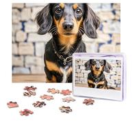 500 Pieces Jigsaw Puzzles for Adults Personalized Wooden Puzzle Long haired Dachshund Puzzles from Photos Picture Puzzle for Family Wedding Christmas Birthday Gifts