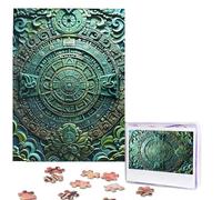 500 Pieces Jigsaw Puzzles for Adults Personalized Wooden Puzzle Mayan Calendar End of The World Puzzles from Photos Picture Puzzle for Family Wedding Christmas Birthday Gifts