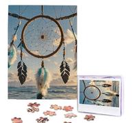 500 Pieces Jigsaw Puzzles for Adults Personalized Wooden Puzzle Native Dream Catcher Puzzles from Photos Picture Puzzle for Family Wedding Christmas Birthday Gifts
