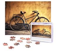 500 Pieces Jigsaw Puzzles for Adults Personalized Wooden Puzzle Old Bicycle Puzzles from Photos Picture Puzzle for Family Wedding Christmas Birthday Gifts