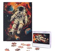 500 Pieces Jigsaw Puzzles for Adults Personalized Wooden Puzzle Outer Space Rocket Astronaut Puzzles from Photos Picture Puzzle for Family Wedding Christmas Birthday Gifts