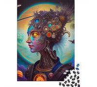 500 Pieces Jigsaw Puzzles for Adults Robot Jigsaw Puzzles for Adults Cardboard Puzzles Educational Game for Adult 500pcs (52x38cm)