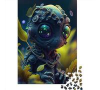 500 Pieces Jigsaw Puzzles for Adults Small Alien Voyager Square Jigsaw Puzzles, for Adults And Teenager, Wooden Puzzles Home Art Decor 500pcs (52x38cm)
