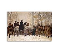 500 Pieces Jigsaw Puzzles for Adults Teens -Large George Washington at Valley Forge Revolutionary War Colorful Home Decoration New Upgraded Gifts