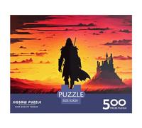 500 Pieces Jigsaw Puzzles for Adults The Journey Square Wooden Puzzles Unique Piece Puzzle Educational Fun Games Toys 500pcs (52x38cm)