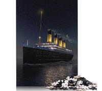 500 Pieces Jigsaw Puzzles for Adults The Ship That Never Sinks Poster, Picture, Metal Print, Paint by Oscar Sotelo Square Wooden Puzzles Unique Piece Puzzle Educational Fun Games Toys 500pcs (52x38cm)