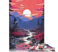500 Pieces Jigsaw Puzzles for Adults | Twilight Beauty Jigsaw Puzzles for Adults 500 Pieces Puzzle Gifts 500pcs (52x38cm)