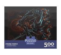 500 Pieces Jigsaw Puzzles for Adults Undead Legion Square Wooden Puzzles Unique Piece Puzzle Educational Fun Games Toys 500pcs (52x38cm)