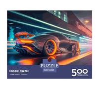 500 Pieces Jigsaw Puzzles Futuristic Supersport Car Creative Square Jigsaw Puzzles for Adults And Wooden Puzzles Challenging Game 500pcs (52x38cm)