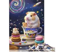 500 Pieces Jigsaw Puzzles Guinea Pig Creative Square Jigsaw Puzzles for Adults And Wooden Puzzles Challenging Game 500pcs (52x38cm)