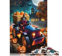 500 Pieces Jigsaw Puzzles Halloween Skeleton Square Jigsaw Puzzles, for Adults And Woodenboard Puzzles Jigsaw Puzzle - Challenging Game 500pcs (52x38cm)