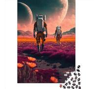 500 Pieces Jigsaw Puzzles Love_Beyond_the_Stars Creative Square Jigsaw Puzzles for Adults And Wooden Puzzles Challenging Game 500pcs (52x38cm)