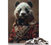 500 Pieces Jigsaw Puzzles The Elegant Panda Jigsaw Puzzles for Adults Woodenboard Puzzles Challenging Game Puzzles 500pcs (52x38cm)