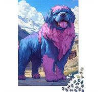 500 Pieces Jigsaw Tibetan Mastiff Jigsaw Educational Game Toy Family Decoration Adults Challenging 500pcs (52x38cm)