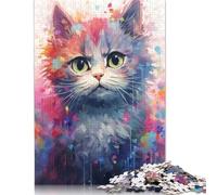 500 Pieces Kitty No6 Jigsaw Puzzles Difficulty Jigsaw Puzzles Education Games Toys 500pcs (52x38cm)