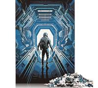 500 Pieces Lost in Space Puzzle Jigsaw, Difficulty Puzzle Jigsaw Educational Game Toy Family Decoration 500pcs (52x38cm)