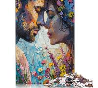 500 Pieces Love in Spring Square Jigsaw Puzzles for Adults And Wooden Puzzles Children Puzzles 500pcs (52x38cm)