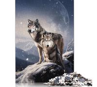 500 Pieces Lunar Howl Puzzle Jigsaw Difficulty Puzzle Jigsaw Educational Game Toy 500pcs (52x38cm)