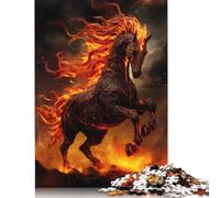 500 Pieces Magic Lava Horse Puzzle Jigsaw Difficulty Puzzle Jigsaw Educational Game Toy 500pcs (52x38cm)