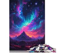 500 Pieces Mountain And The Sky Jigsaw Puzzles for Adults Jigsaw Puzzle for Family Time Brain Challenge 500pcs (52x38cm)