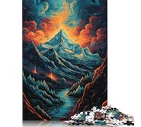 500 Pieces Mountain Everest Puzzle Jigsaw Difficulty Puzzle Jigsaw Educational Game Toy 500pcs (52x38cm)