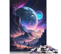 500 Pieces Mystic Horizons Jigsaw Square Puzzle for Adults Wooden Puzzles Unique Challenge Games 500pcs (52x38cm)