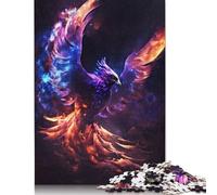 500 Pieces Mystical Phoenix Jigsaw Puzzles for Adults Puzzles Jigsaw Puzzles for Adults Educational Game Challenge Toy 500pcs (52x38cm)